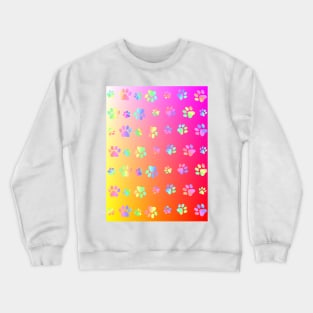 PUPPY Dog Paws Crewneck Sweatshirt